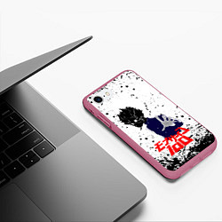 Чехол iPhone 7/8 матовый 100% Z, цвет: 3D-малиновый — фото 2