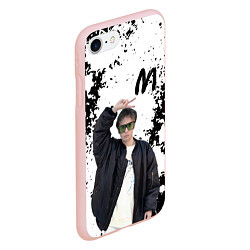 Чехол iPhone 7/8 матовый СЛАВА МАРЛОУ, цвет: 3D-светло-розовый — фото 2