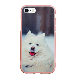 Чехол iPhone 7/8 матовый САМОЕД, цвет: 3D-светло-розовый