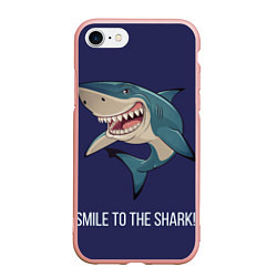 Чехол iPhone 7/8 матовый Улыбнись акуле