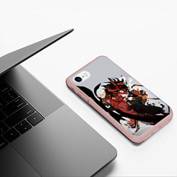 Чехол iPhone 7/8 матовый Hell Asta, цвет: 3D-светло-розовый — фото 2