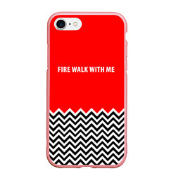 Чехол iPhone 7/8 матовый Twin Peaks