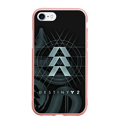 Чехол iPhone 7/8 матовый DESTINY, HUNTER, цвет: 3D-светло-розовый