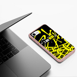 Чехол iPhone 7/8 матовый STRAY KIDS, цвет: 3D-светло-розовый — фото 2