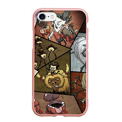 Чехол iPhone 7/8 матовый Dont Starve, цвет: 3D-светло-розовый