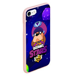 Чехол iPhone 7/8 матовый Brawl Stars - Генерал Гавс, цвет: 3D-светло-розовый — фото 2