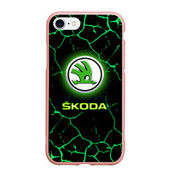 Чехол iPhone 7/8 матовый SKODA