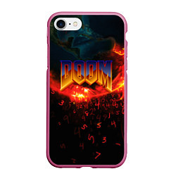 Чехол iPhone 7/8 матовый DOOM MARS