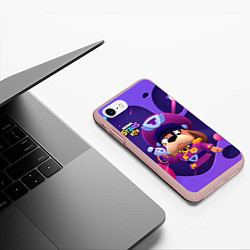 Чехол iPhone 7/8 матовый Генерал Гавс brawl stars, цвет: 3D-светло-розовый — фото 2