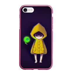 Чехол iPhone 7/8 матовый Little Nightmares Шестая, цвет: 3D-малиновый