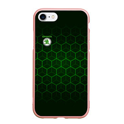 Чехол iPhone 7/8 матовый SKODA