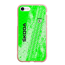 Чехол iPhone 7/8 матовый SKODA