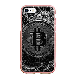 Чехол iPhone 7/8 матовый БИТКОИН BITCOIN