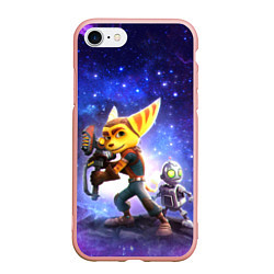 Чехол iPhone 7/8 матовый Ratchet & Clank game