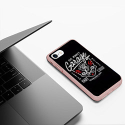 Чехол iPhone 7/8 матовый Gas Monkey Garage, цвет: 3D-светло-розовый — фото 2