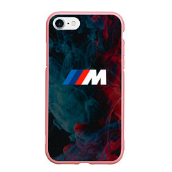 Чехол iPhone 7/8 матовый BMW M Power БМВ М, цвет: 3D-баблгам