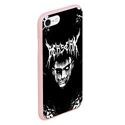 Чехол iPhone 7/8 матовый BERSERK БЕРСЕРК, цвет: 3D-светло-розовый — фото 2