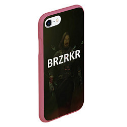 Чехол iPhone 7/8 матовый BRZRZR, цвет: 3D-малиновый — фото 2
