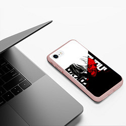 Чехол iPhone 7/8 матовый ТОКИЙСКИЙ ГУЛЬ, цвет: 3D-светло-розовый — фото 2
