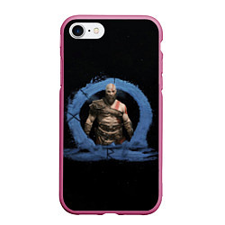 Чехол iPhone 7/8 матовый God of war Ragnarok