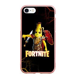 Чехол iPhone 7/8 матовый Fortnite Potassius Peels Peely, цвет: 3D-светло-розовый