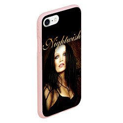 Чехол iPhone 7/8 матовый Nightwish, цвет: 3D-светло-розовый — фото 2