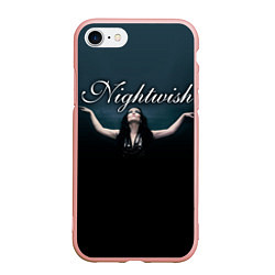 Чехол iPhone 7/8 матовый Nightwish with Tarja, цвет: 3D-светло-розовый