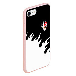 Чехол iPhone 7/8 матовый BLEACH FIRE БЛИЧ ОГОНЬ, цвет: 3D-светло-розовый — фото 2