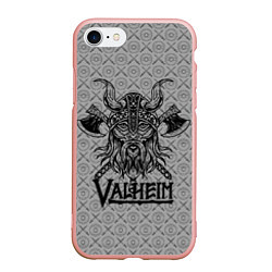 Чехол iPhone 7/8 матовый Valheim Viking dark