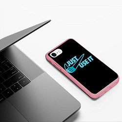 Чехол iPhone 7/8 матовый Just Use It, цвет: 3D-баблгам — фото 2