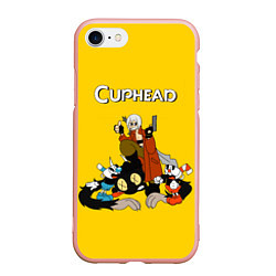 Чехол iPhone 7/8 матовый Cuphead x DMC