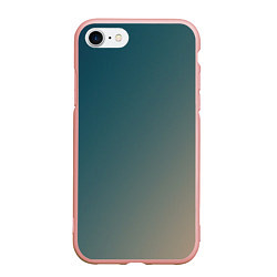 Чехол iPhone 7/8 матовый Первые лучи солнца, цвет: 3D-светло-розовый