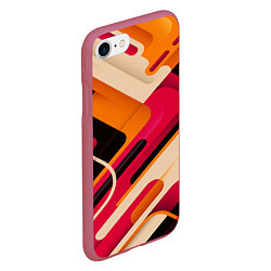 Чехол iPhone 7/8 матовый Traffic, цвет: 3D-малиновый — фото 2