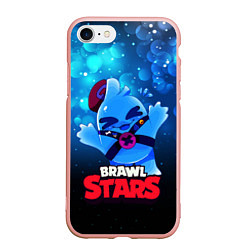 Чехол iPhone 7/8 матовый Сквик Squeak Brawl Stars, цвет: 3D-светло-розовый