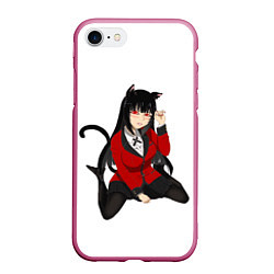 Чехол iPhone 7/8 матовый Jabami Yumeko, цвет: 3D-малиновый