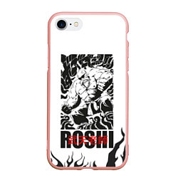 Чехол iPhone 7/8 матовый Roshi, цвет: 3D-светло-розовый