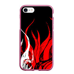 Чехол iPhone 7/8 матовый Incinerator, цвет: 3D-малиновый