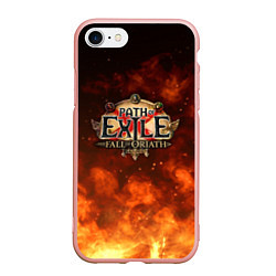 Чехол iPhone 7/8 матовый Path of Exile Logo Путь изгнанника Лого Z