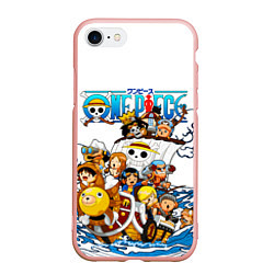 Чехол iPhone 7/8 матовый ONE PIECE ВАН ПИС МОРЕ