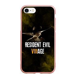 Чехол iPhone 7/8 матовый RESIDENT EVIL VILLAGE LADY DIMITRESCU Z, цвет: 3D-светло-розовый