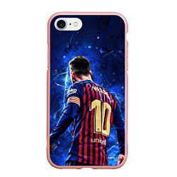 Чехол iPhone 7/8 матовый Leo Messi Лео Месси 10