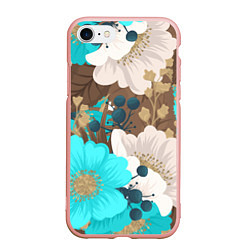 Чехол iPhone 7/8 матовый Красивые цвеТы