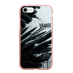 Чехол iPhone 7/8 матовый Resident Evil Village крылья