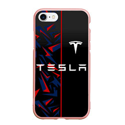 Чехол iPhone 7/8 матовый TESLA MOTORS ТЕСЛА