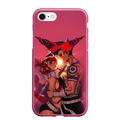 Чехол iPhone 7/8 матовый Kamina & Yoko, цвет: 3D-малиновый