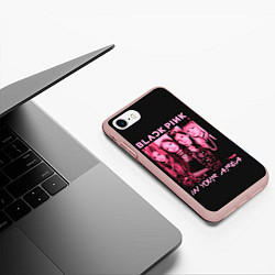 Чехол iPhone 7/8 матовый In your area, цвет: 3D-светло-розовый — фото 2