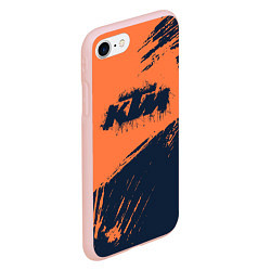 Чехол iPhone 7/8 матовый KTM ГРАНЖ Z, цвет: 3D-светло-розовый — фото 2