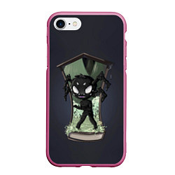 Чехол iPhone 7/8 матовый Webber, цвет: 3D-малиновый