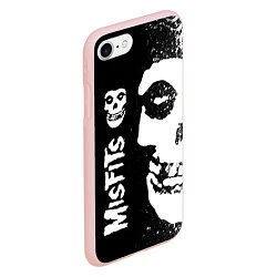 Чехол iPhone 7/8 матовый MISFITS 1, цвет: 3D-светло-розовый — фото 2