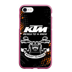 Чехол iPhone 7/8 матовый KTM MOTORCYCLES КТМ МОТОЦИКЛЫ